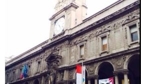 palazzo giureconsulti MFW2017 Milano Duomo